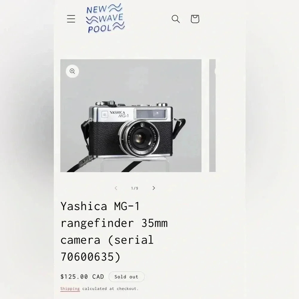 YASHICA MG-1  camera. Vintage - Picture 3 of 6